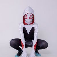 Pakaian Santai Wanita Pakaian Rumah Wanita untuk Kostum Spider Gwen Move TV untuk Liburan Halloween Memakai Hoodie Spider SP02