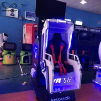 Comercial 360 °   Simulador de Montaña Rusa y Vuelo de Doble Modo con Plataforma Dinámica para FEC y Parques Temáticos