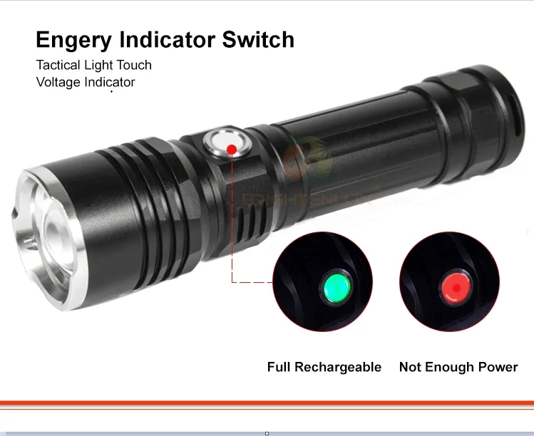 ultraheller usb zoom 18650 hochleistungs-led taschenlampe linterna superheller leistungsstarker led wiederaufladbarer notfall-taschenlampe