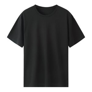 <span class=keywords><strong>80S</strong></span> Pima เสื้อยืดคอตตอนเหลวแอมโมเนียแขนสั้นของผู้ชายเสื้อยืดคอกลมสีพื้นบางเรียบเรียบฤดูร้อน - Product Image 2