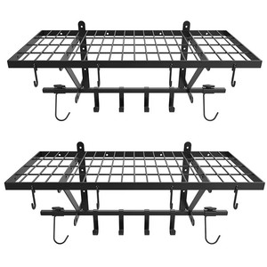 간단한 스탠딩 타입 벽걸이 차고 선반 도구 보관 플로팅 선반 차고 벽 정리 보관 랙 - Product Image 1