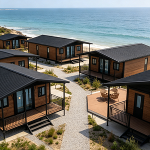 Casa Container Prefabbricata <span class=keywords><strong>di</strong></span> Lusso Espandibile in Acciaio, Design Moderno, Impermeabile, Resistente <span class=keywords><strong>al</strong></span> Fuoco, Facile Installazione per Resort e Zone Costiere - Product Image 1