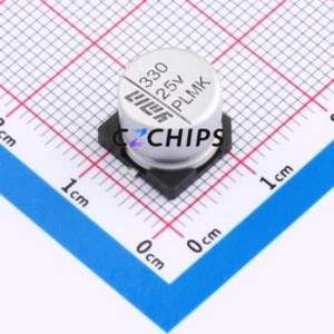 VPLE0851E331MVTM ตัวเก็บประจุแบบแข็ง SMD, ขนาด D10xL8.5 มม. ( ความจุ: 330uF ) ( ความแม่นยำ: 20% แรงดันไฟฟ้าที่กำหนด: 25V ) - Product Image 1