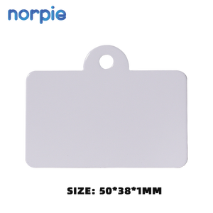 Хит продаж, Металлические товары для домашних животных, персонализированный ошейник для домашних животных, сублимационный ошейник для собак, анти-потерянный ярлык, металлические изделия - Product Image 2