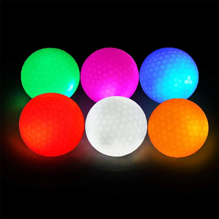 Custom Night Light Up Flashing LED Golf Balls