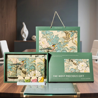 Boîtes cadeaux magnétiques d'art en satin de luxe noir personnalisé Boîtes en papier d'art en satin de luxe avec couvercles en feuille gaufrée en carton rigide recyclable