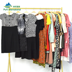 Robes <span class=keywords><strong>d</strong></span>'<span class=keywords><strong>occasion</strong></span> en coton, vêtements longs usagés pour femmes, robes usagées en gros, balles <span class=keywords><strong>de</strong></span> vêtements usagés - Product Image 4