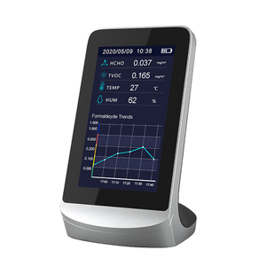 Détecteur de PM2.5, analyseur de qualité de l'air intérieur, instrument de mesure du formaldéhyde et d'autres gaz nocifs, pour PM1.0/PM10/HCHO - Product Image 5