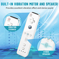 Manette Nunchuk WU avec Joystick Motion Plus 2-en-1 intégré pour console Nintendo Wii