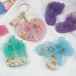 DM868 Love Tooth pendente orso in resina epossidica <span class=keywords><strong>stampo</strong></span> per souvenir bambino a forma di piede portachiavi in Silicone <span class=keywords><strong>stampo</strong></span> per la <span class=keywords><strong>torta</strong></span> di anniversario strumenti - Product Image 3