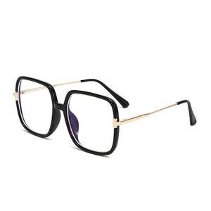 Les grandes lunettes à monture noire rouge pour femmes peuvent être assorties à un certain nombre de degrés pour montrer <span class=keywords><strong>le</strong></span> visage <span class=keywords><strong>petit</strong></span> maquillage dieu anti-bleu moi - Product Image 5