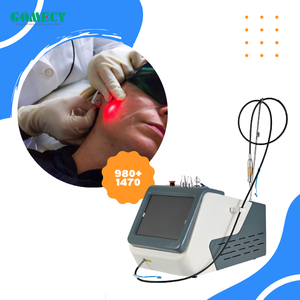 Láser de Diodo de Doble Longitud de Onda 980nm 1470nm para Terapia Láser Endovenosa EVLT, Eliminación Vascular y Lipólisis Láser para Disolver Grasa - Product Image 1
