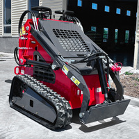 Minicargadora Euro 5 de 25hp Lista para Enviar, Cargadora Compacta con Orugas de Goma, Equipo Pequeño para Movimiento de Tierras en Stock