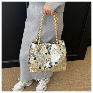 Bolso de Hombro Brillante y Moderno para Mujer, con Lentejuelas, Gran Capacidad, Estilo Glitter - Product Image 5