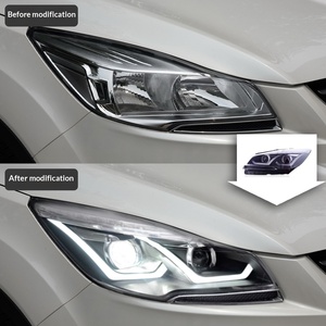 TYPY 2013-2016 for Ford Kuga <b>Headlight</b> Assembly <b>LED</b> Lens Daytime Running Lights Turn Signals head light - Product Image 4