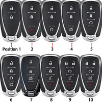 Pour Chevrolet Chevy Spark Cruze Malibu Camaro Equinox Traverse Sonic Bolt Trax Couverture Remplacement Clé À Distance Shell Case