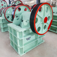 Concasseur à mâchoires primaire robuste PE250*400 avec moteur AC, roulement et engrenage pour le concassage grossier dans les mines et carrières, capacité de 25-60t/h