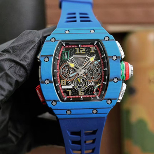 2026 Designer Red Carbon Fiber 65-01 Mechanical <b>Watch</b>, High-Quality Sapphire Crystal Hollow Automatic Timepiece - Product Image 4