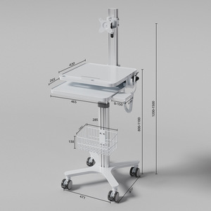 Carrito Médico para Computadora Likaymo, Estación de Trabajo Móvil Hidráulica de 15-32 Pulgadas para Hospital, Mantenimiento KVM - Product Image 5