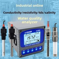 Medidor de Conductividad Industrial en Línea Jishen, Medidor de TDS, Sensor de EC, Electrodo, Detección de Salinidad, Rango de Temperatura 0-120, Nuevo