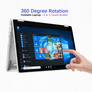 AWOW VT13 Reacondicionado de 13.3 Pulgadas 360 °   Portátil 2 en 1 para Yoga con Intel J4205, Pantalla Táctil FHD, <span class=keywords><strong>Windows</strong></span> <span class=keywords><strong>10</strong></span> Pro, Teclado Resistente al Agua - Product Image 1