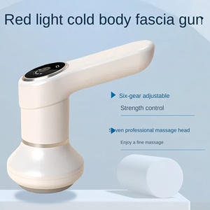 Wiederaufladbarer Kabelloser 6-Gang-Massagegerät mit <span class=keywords><strong>7</strong></span> Massageköpfen, 15-Minuten-Timer, Fettverbrenner, Ganzkörper-Rotlicht-Massagegerät, 1200mAh Akku, Gebürstet - Product Image 5