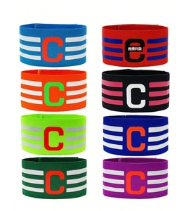 Brassard de Capitaine de Football - Nylon Doux Antidérapant Léger Portable Design Moderne Unisexe Brassard d'Entraînement Couleurs Personnalisables - Product Image 1