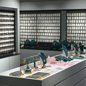 סיטונאי תכשיטים משובח של נשים עטיפה צבעוניות קריסטל עיניים שרשת תליון וינטג 'שרשרת תליון וינטג' - Product Image 6