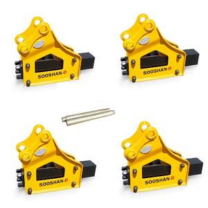 ตัวยึดค้อนไฮดรอลิกสำหรับรถขุด,ล็อกเกอร์แบบเจาะรูพร้อมการหมุน360องศา3จุด Grapple - Product Image 1