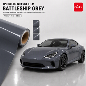 <span class=keywords><strong>Film</strong></span> de protection de peinture (PPF) TPU gris bateau de guerre brillant 1,52*15m 7,5 mil Titan Apex pour voiture, <span class=keywords><strong>film</strong></span> décoratif, <span class=keywords><strong>film</strong></span> de protection de peinture, <span class=keywords><strong>film</strong></span> de covering automobile - Product Image 6