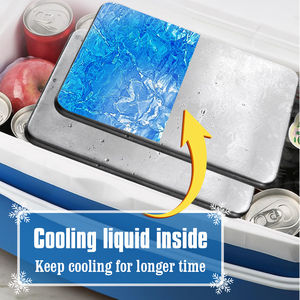 Bán buôn tùy chỉnh tái sử dụng thép không gỉ làm mát Tủ đông Gel Ice Pack Ice gạch khối - Product Image 2