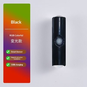 <span class=keywords><strong>Lampe</strong></span> <span class=keywords><strong>murale</strong></span> USB magnétique sans fil, sans câblage ni perçage, commande par bouton/capteur, design œil-de-chat, lumière d'ambiance/nocturne moderne - Product Image 6