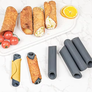 Moule de cuisson en silicone DIY antiadhésif pour rouleaux de crème, croissants, cornets, tubes danois et pâtisseries - Product Image 3