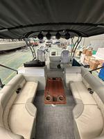Yacht à Voile en Aluminium Personnalisé de 23 Pieds, Bateau à Pontons Unique, Loisirs Flottants, Bateau à Moteur Hors-Bord, Pêche Sportive, Croisière, Visite Touristique, CE