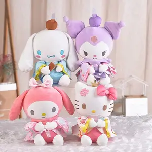 Оптовая продажа, новая японская серия, 20 см, Kulomis My Melodis Cinnamonolls Kawaii, плюшевые куклы аниме, мягкие плюшевые игрушки для подарков