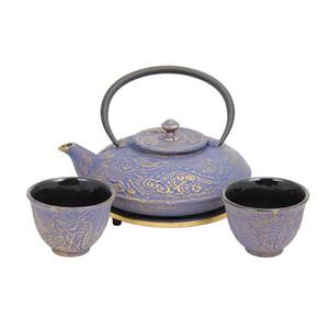 Service à théière traditionnel chinois en <span class=keywords><strong>fonte</strong></span>, bouilloire à thé, théière avec filtre, tasses - Product Image 2