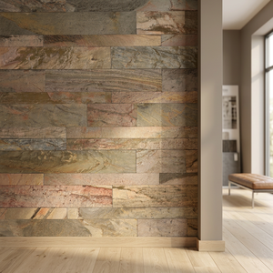 Panel de Pared Autoadhesivo con Diseño de Bosque, Moderno, Antiestático, Resistente a la Humedad, Superficie 3D, para Interiores, Uso en Hoteles, en Varios Tamaños, con Aspecto de Piedra Natural - Product Image 1