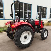 Traktor Mini 60HP 4x4 untuk Pertanian dengan Komponen Inti Pompa Mesin Gearbox Traktor Roda 4WD