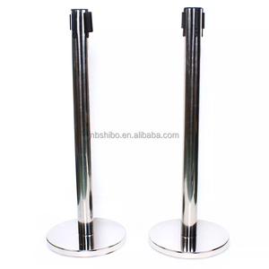 37 inch dây màu đỏ kiểm soát đám đông hàng đợi dòng rào cản cực đen bền ngoài trời stanchion bài viết cho stanchion bài viết trang trí nhà - Product Image 2