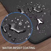 Fabrika özel büyük oyun Mouse Pad dayanıklı dikişli kenarları kaymaz klavye pedi ile sümen doğrudan stok mevcut