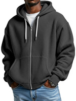 2025 nouveau Mode haute qualité conception Simple couleurs unies peut être personnalisé lâche sports et loisirs hommes sweat à manches longues
