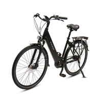 Vélo électrique de ville TXED Premium 700x38C avec cadre en alliage, freins à disque hydrauliques, 5 vitesses, moteur central sans balais 36V/250W