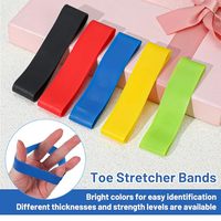 Aofit Bandes de Résistance à Boucle Robuste pour Exercices du Pouce de la Cheville et des Orteils, Correction de l'Alignement, Étireurs d'Orteils et de Doigts