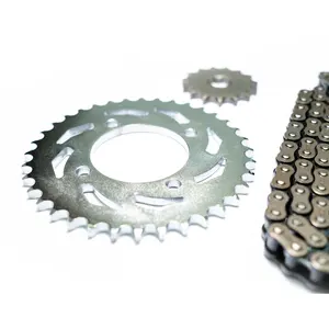 Sprocket cho Honda cg125 CB125 ct125 xl125 xe máy Xích Kit Phụ tùng xe máy Phụ tùng động cơ phụ tùng