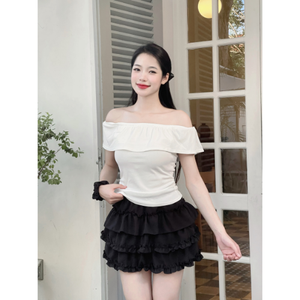Best Quality Short <b>Skirt</b> Women 100% Cotton Casual Breathable Tight Fashion Clothing Compact Packaging Vietnam Manufacturer - Product Image 3