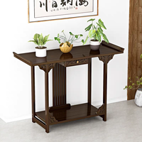 Console moderne en bois massif pour entrée et villa – Meuble de salon durable et écologique