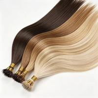 Extensions capillaires Nano Ring à succès, perles Nano recouvertes de silicone, sans perte, douces, 100 % cheveux humains vierges pour femmes