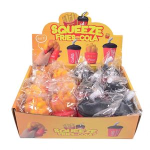 ของเล่นบีบคลายเครียดรูปแก้วโคล่า พร้อมหลอดดูด ทำจากยาง TPR สำหรับเด็กอายุ 5 ปีขึ้นไป - Product Image 1