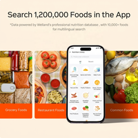 Báscula de Cocina de Precisión Welland con Conexión Bluetooth, Integración con Aplicación, Base de Datos de Nutrición, para Hornear y Cocinar