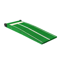 Vente en gros d'usine, marque PGK, touffe de lancer portable et durable en bois vert pour baseball/softball avec roues, 205x80cm